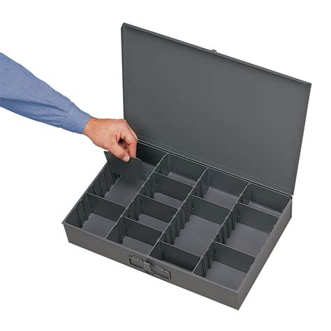 durham metal compartment boxes|compartment organizer box.